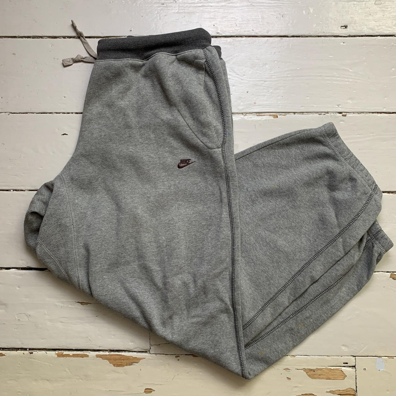 Nike Vintage Baggy Grey and Brown Joggers