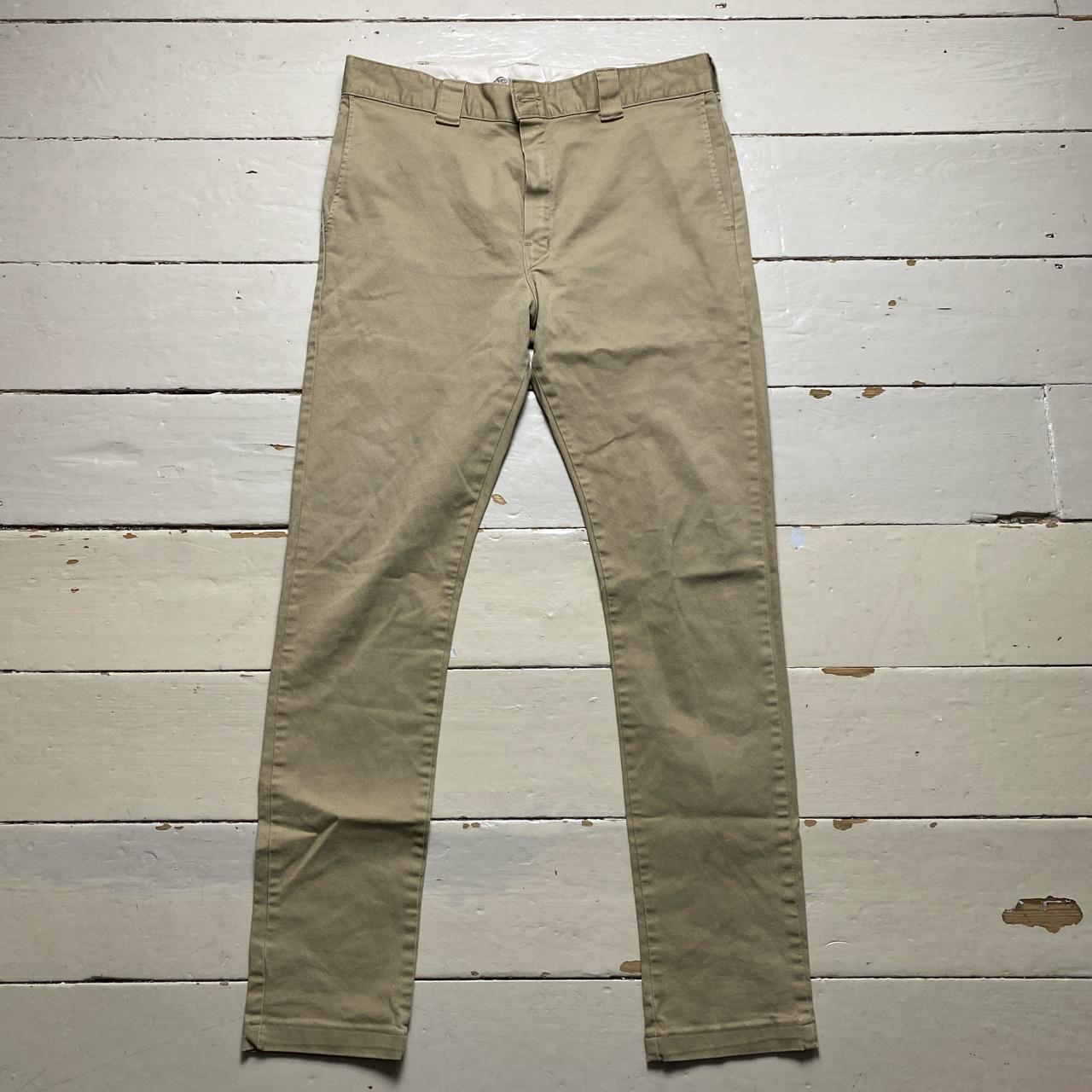 Dickies Khaki Slim Skinny Beige Trousers