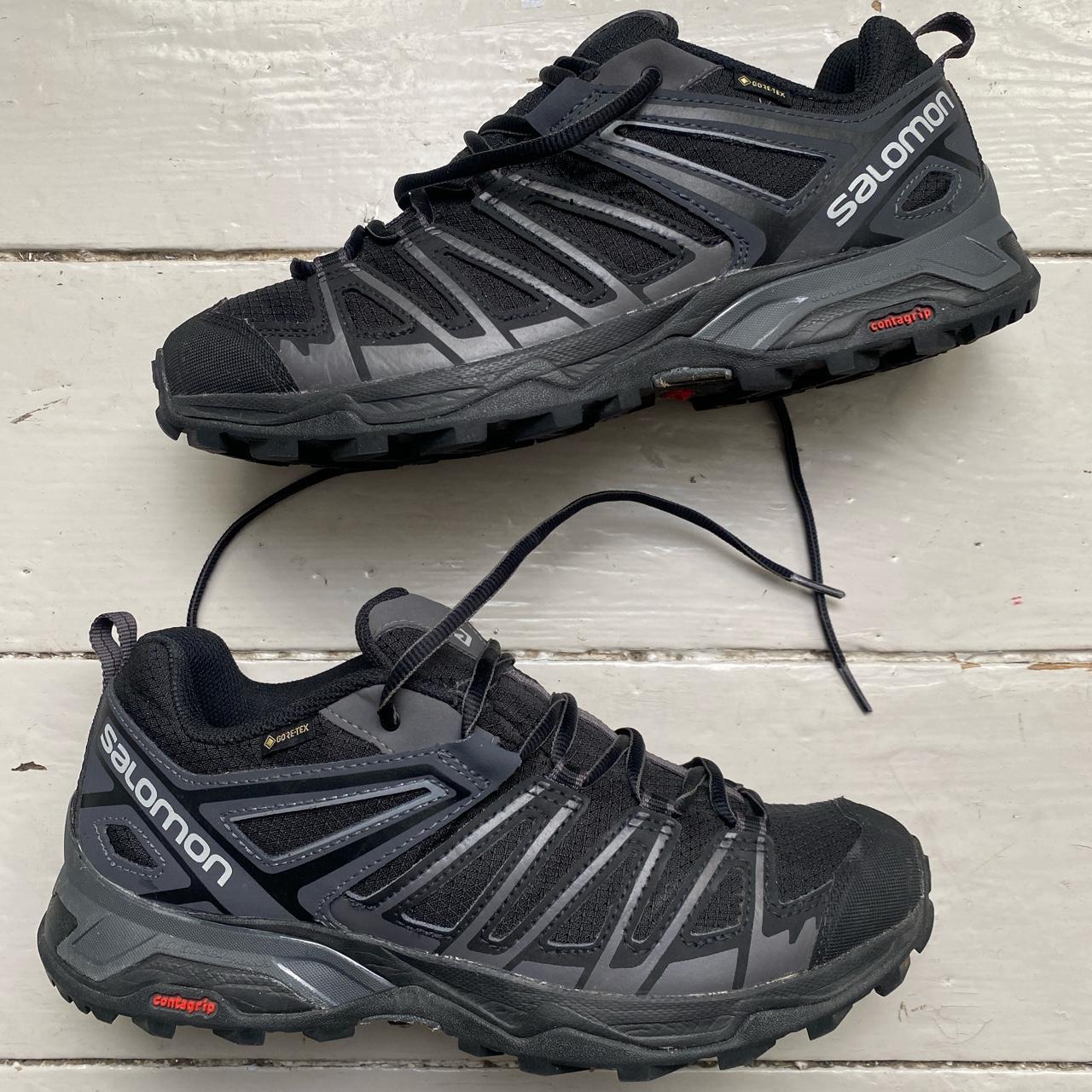 Salomon X Ultra Black and Grey Trainers