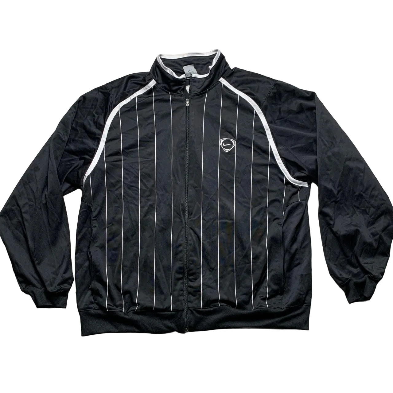 Nike Vintage Football Black and White Tracksuit Jacket (XL)