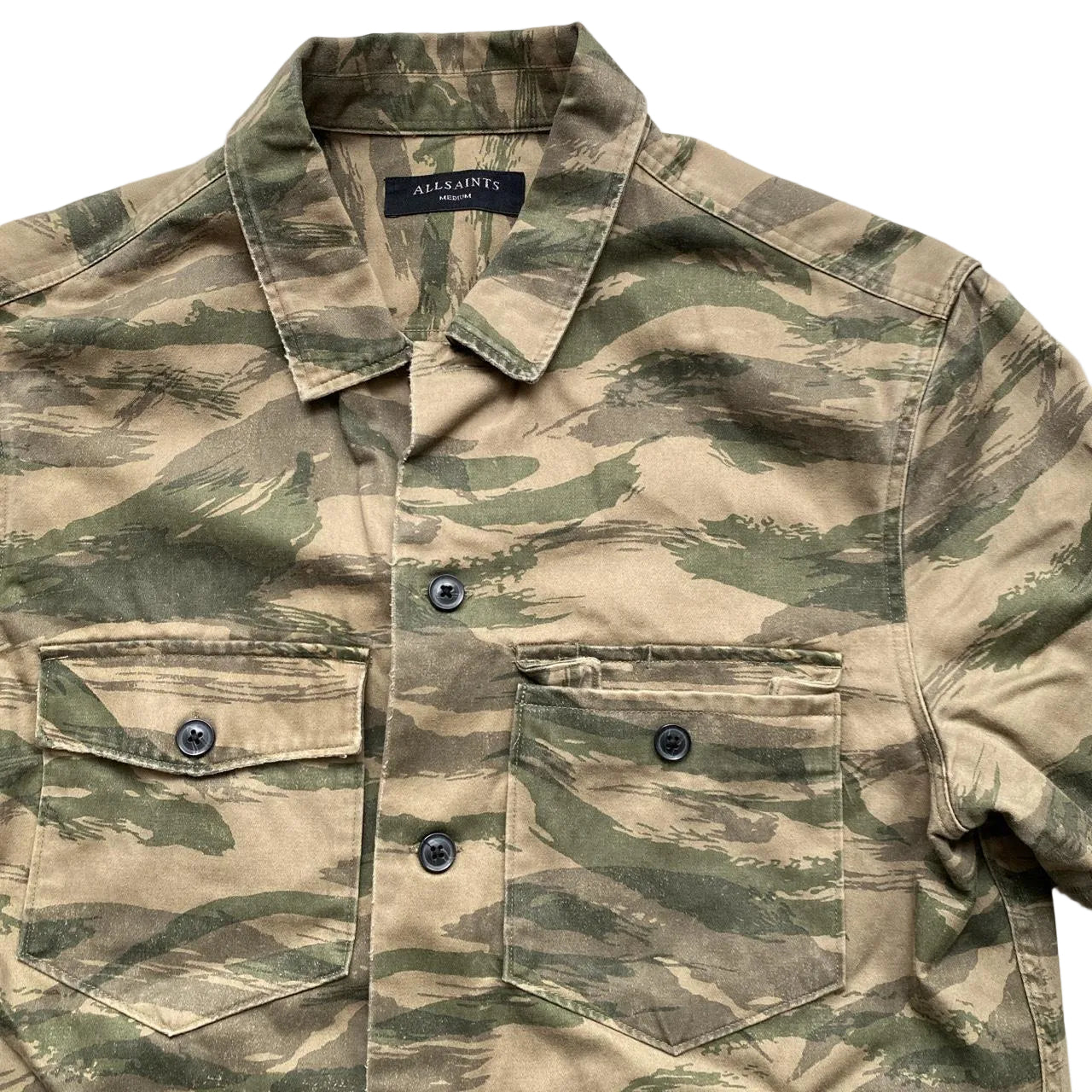 All Saints Camouflage Shirt Jacket (M)