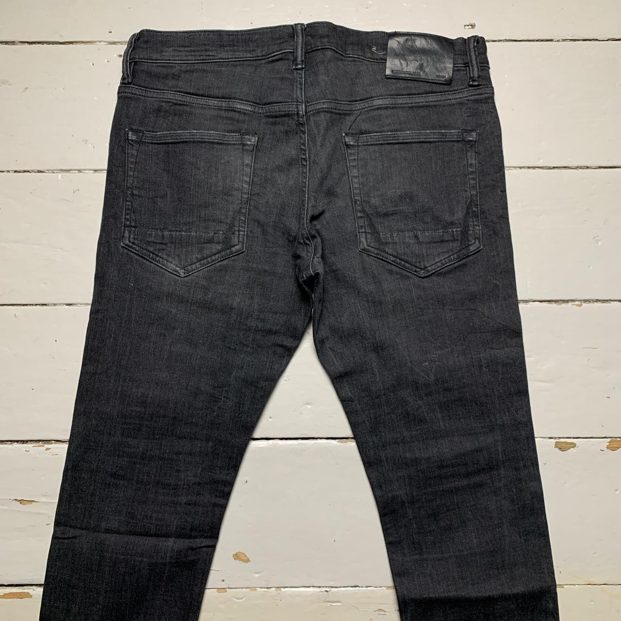 All Saints Cigarette Slim Black Jeans
