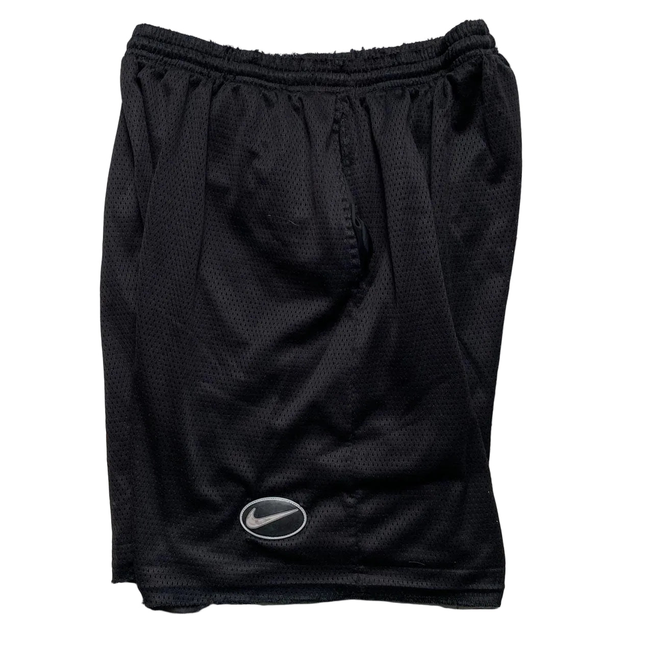 Nike Vintage 90’s Mesh Black Swoosh Shorts (M)