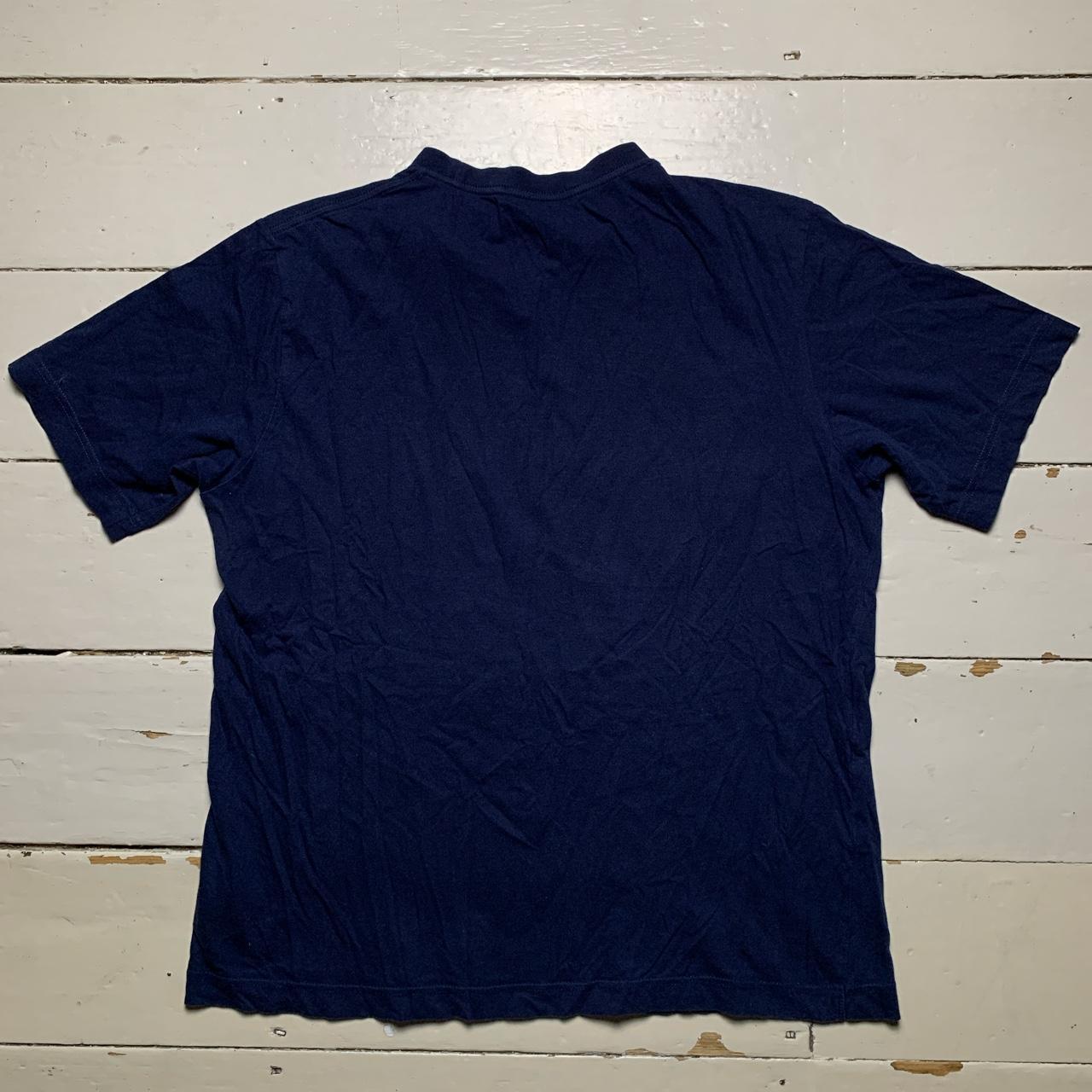 Y-3 Yohji Yamamoto T Shirt Navy and White
