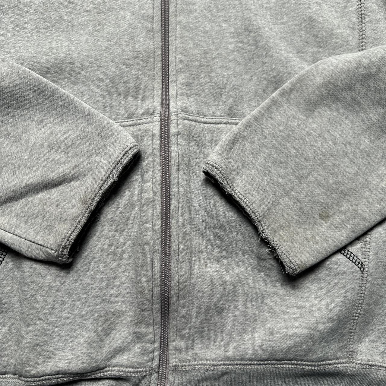 Nike Air Max Vintage Grey and White Swoosh Hoodie