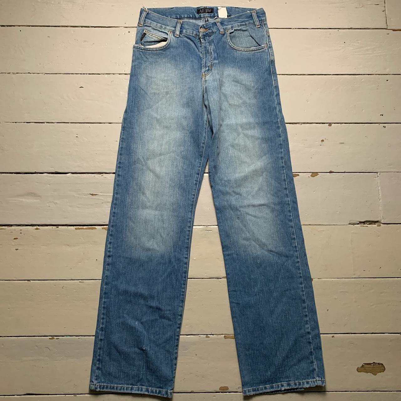 Armani J14 AJ Vintage Blue Stonewashed Jeans