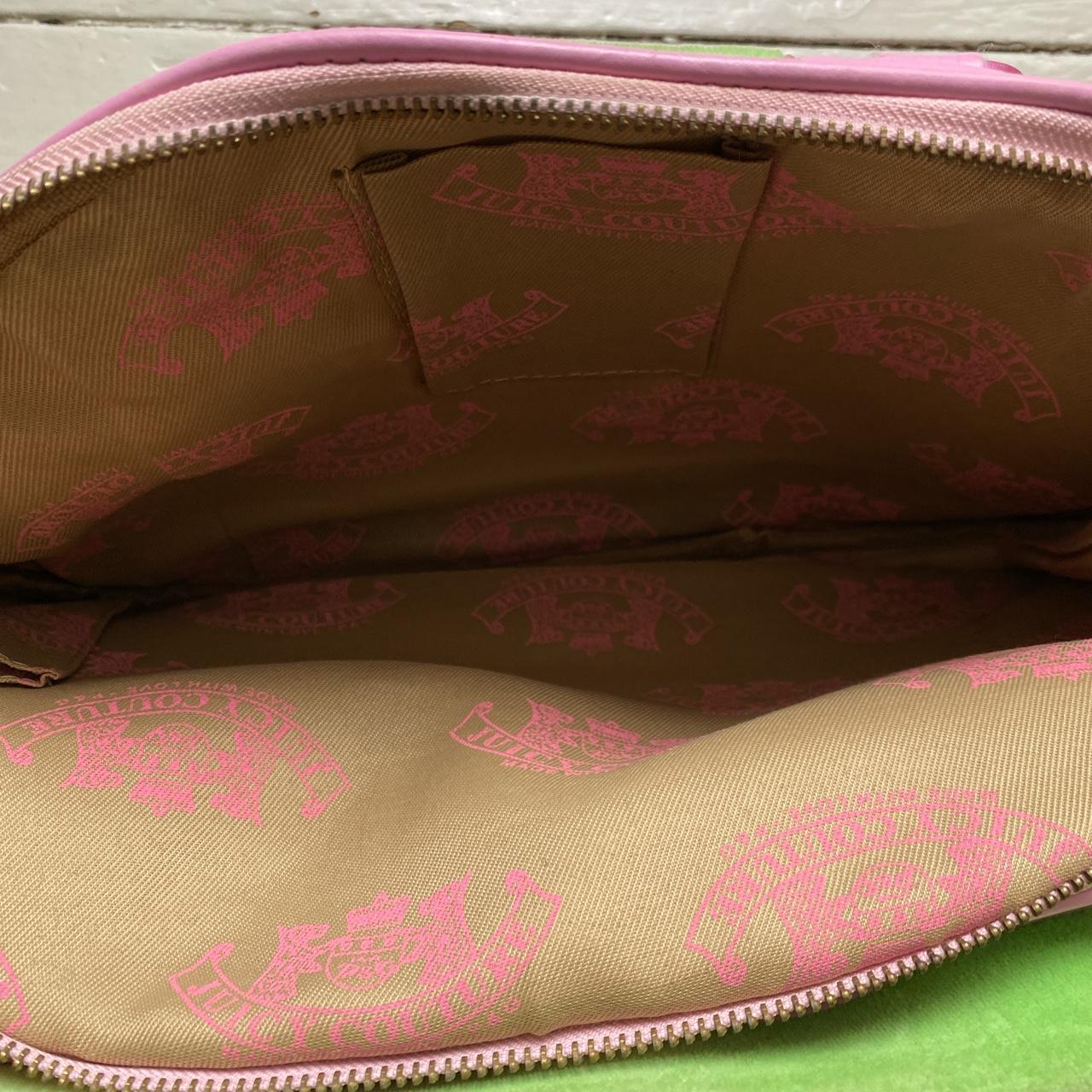 Juicy Couture Vintage Velour Shop Handbag Green and Pink