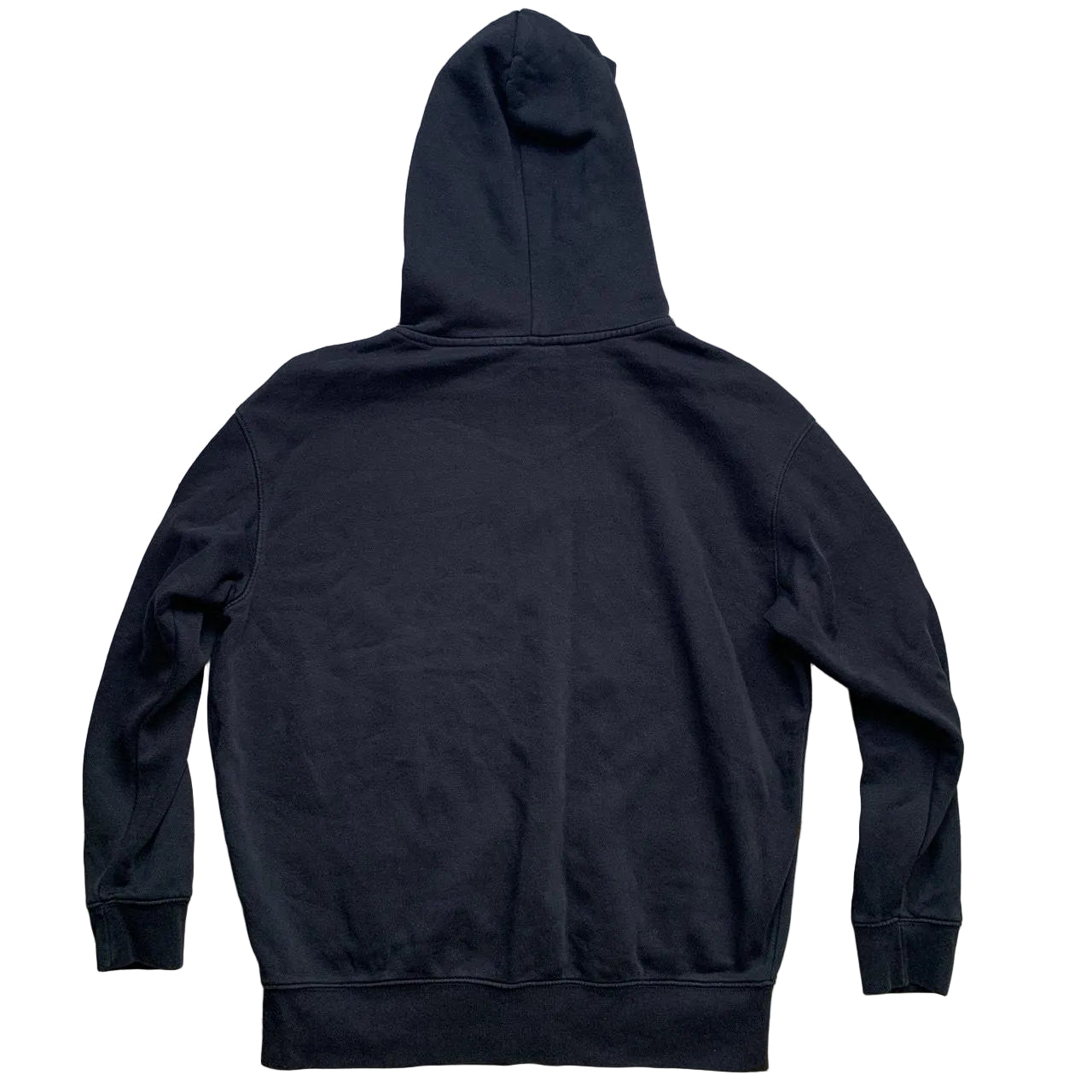 Nike Centre Swoosh Black and White Hoodie (XS)
