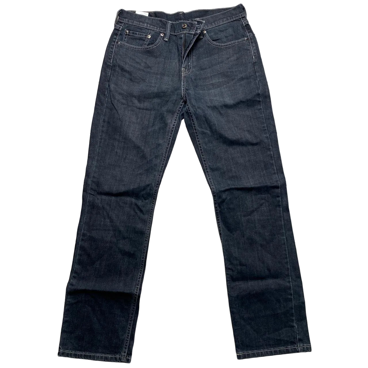 Levis 514 Baggy Grey and White Stitch Jeans (30W)