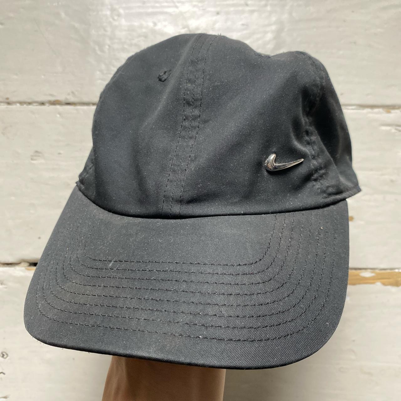Nike Metal Swoosh Black Caps