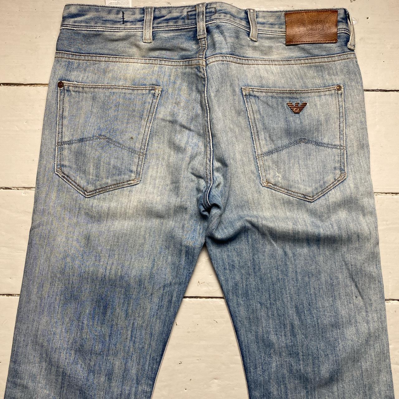 Armani J04 Vintage Light Blue Jeans