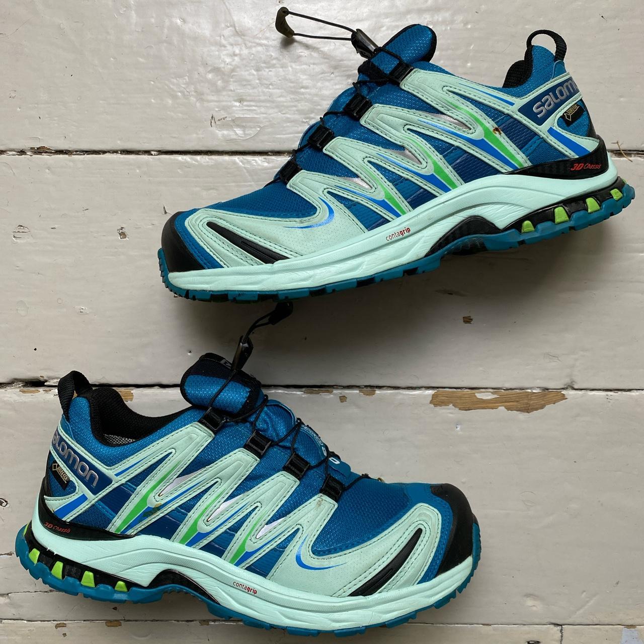 Salomon XA Pro Light Blue and Green
