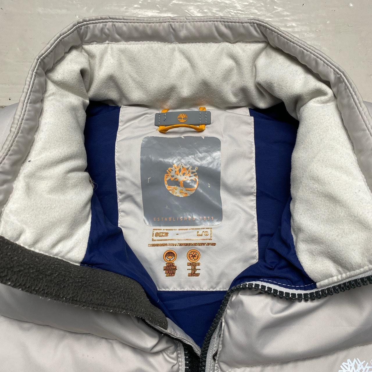 Timberland Reflective Logo White Gilet