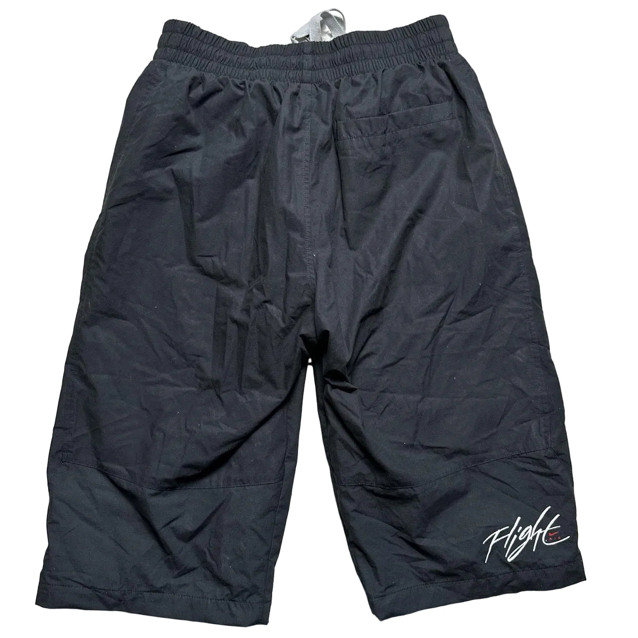 Nike Air Flight Black and White Shell Track Pant Shorts
