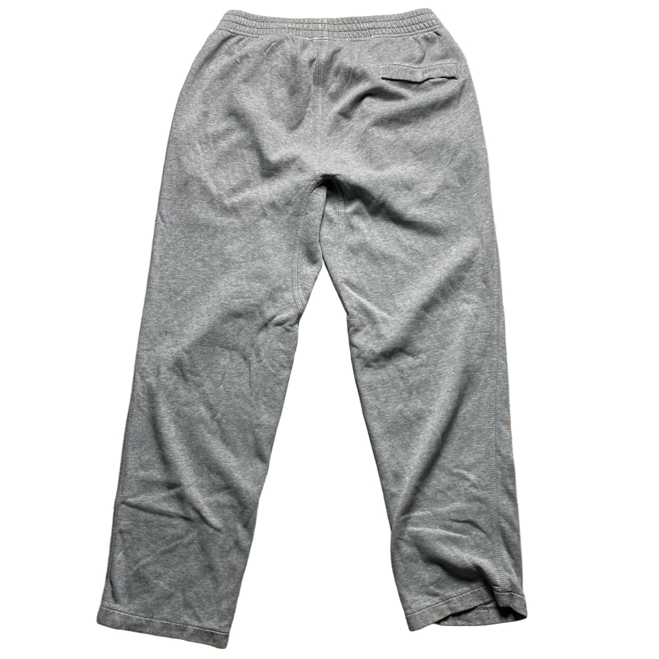 Nike Swoosh Heather Grey and White Baggy Joggers (M)