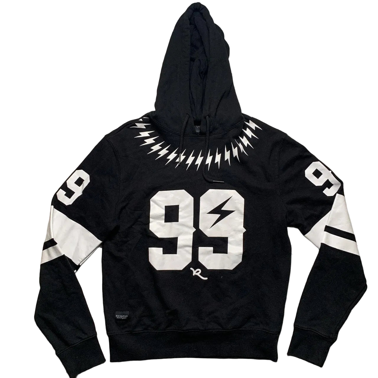 Rocawear Black and White Carter Jay Z Hoodie (L)