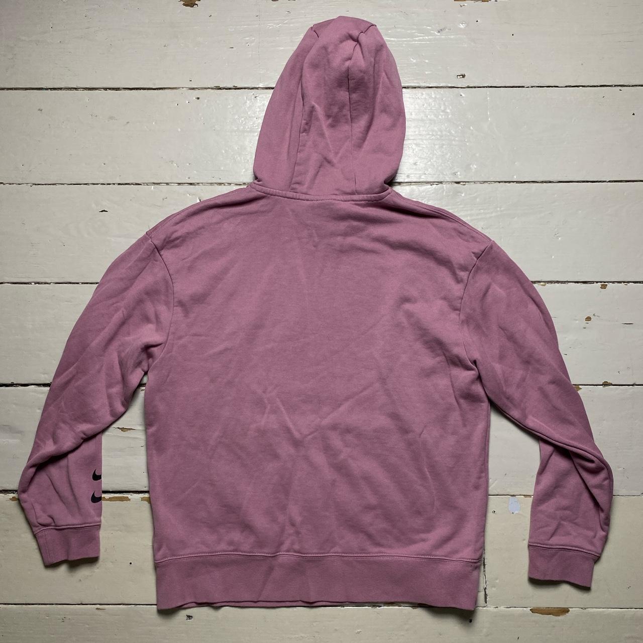 Nike Big Swoosh Hoodie Pink Womens