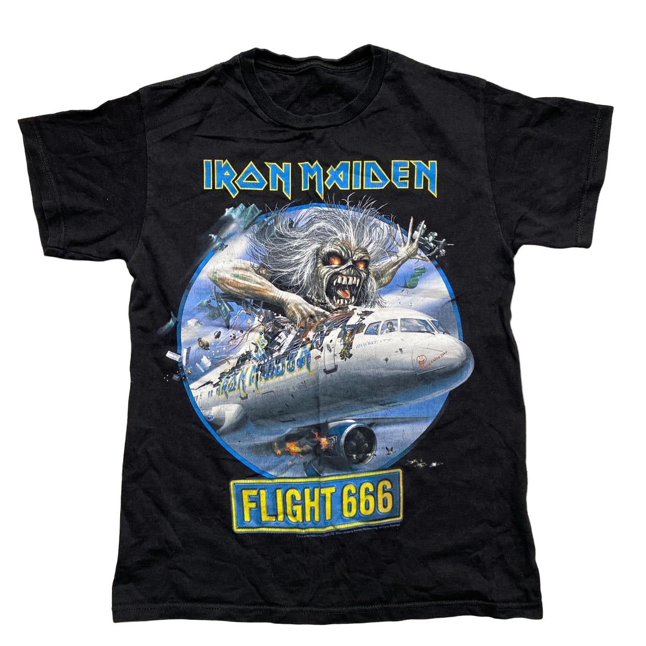 Iron Maiden Flight 666 Black T Shirt (S)