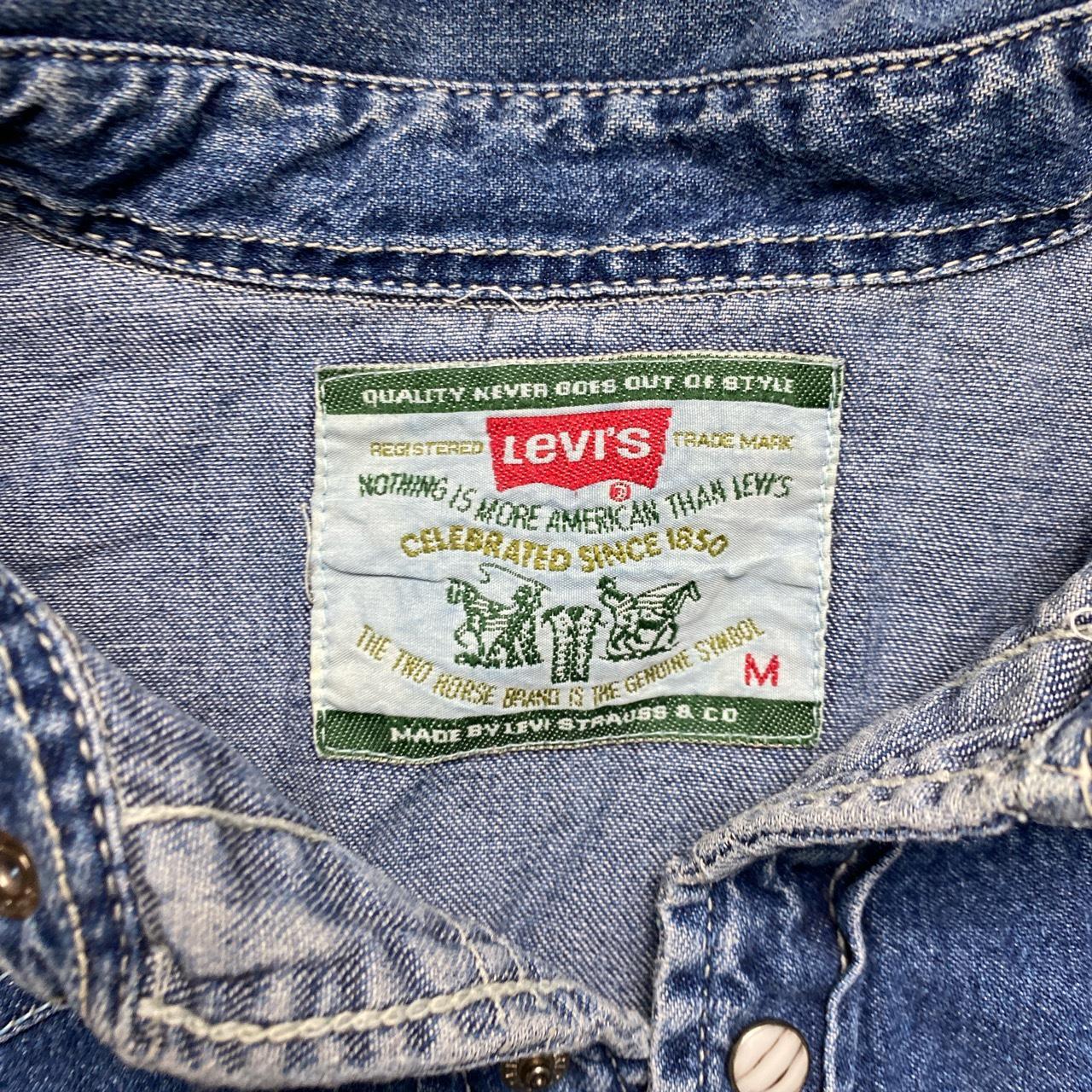 Levis Denim Button Up Long Sleeve Overshirt