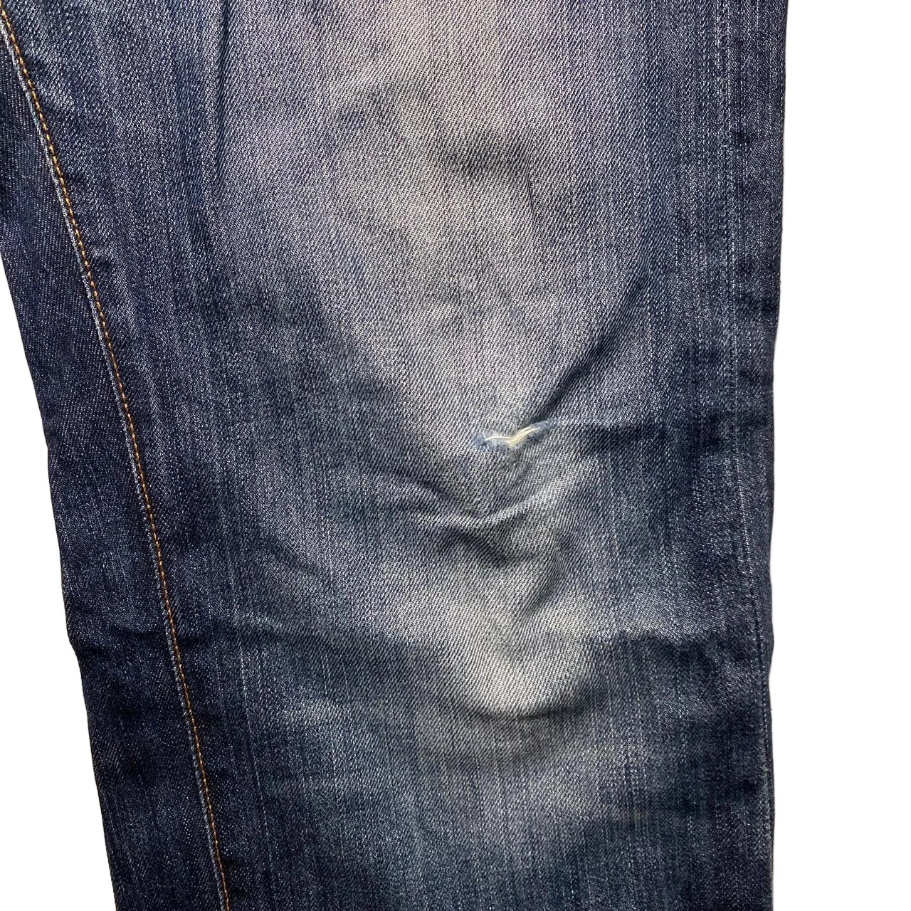 Levis 505 Dark Navy Stonewash Jeans (34W)