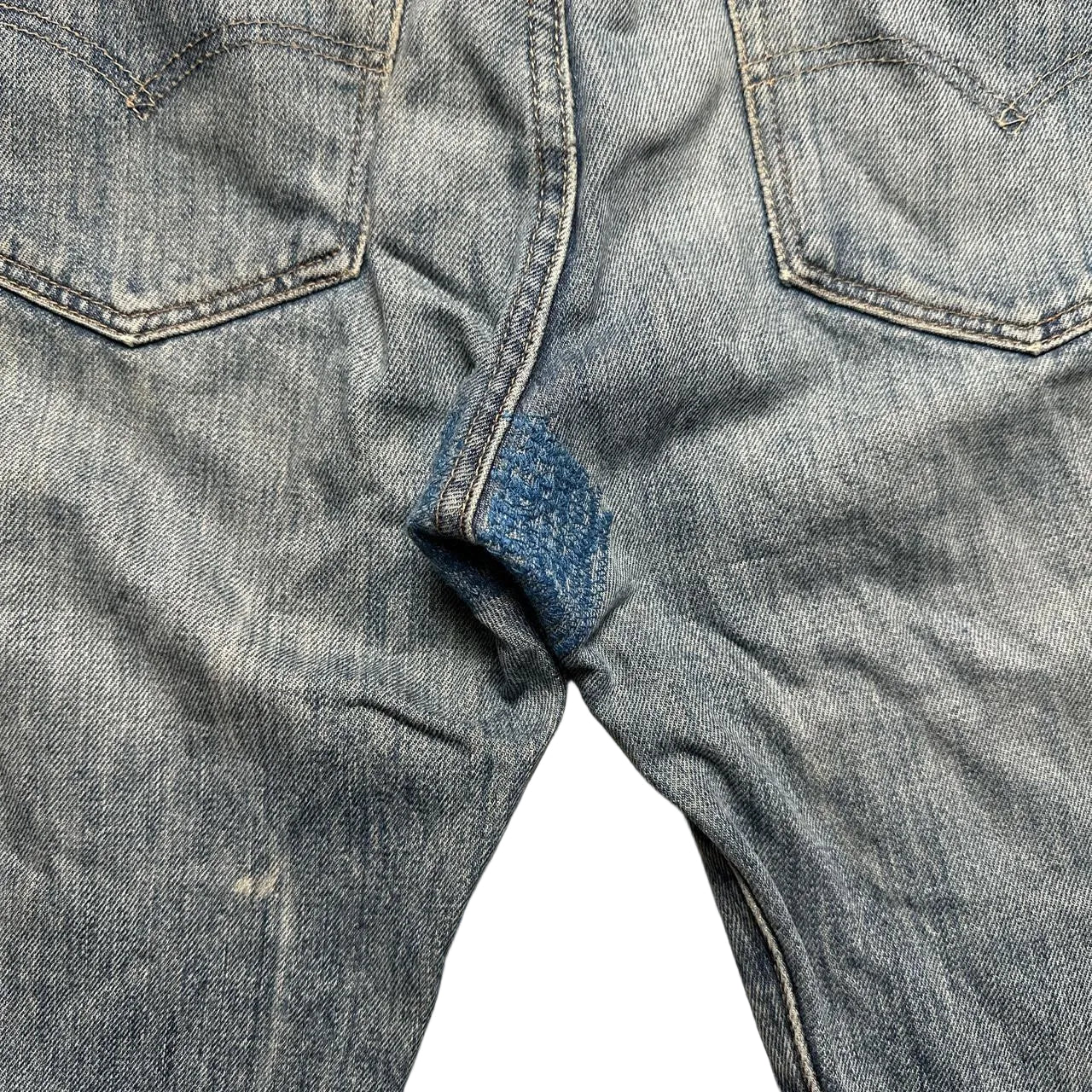 Levis 501 Light Blue Baggy Jeans (32W)