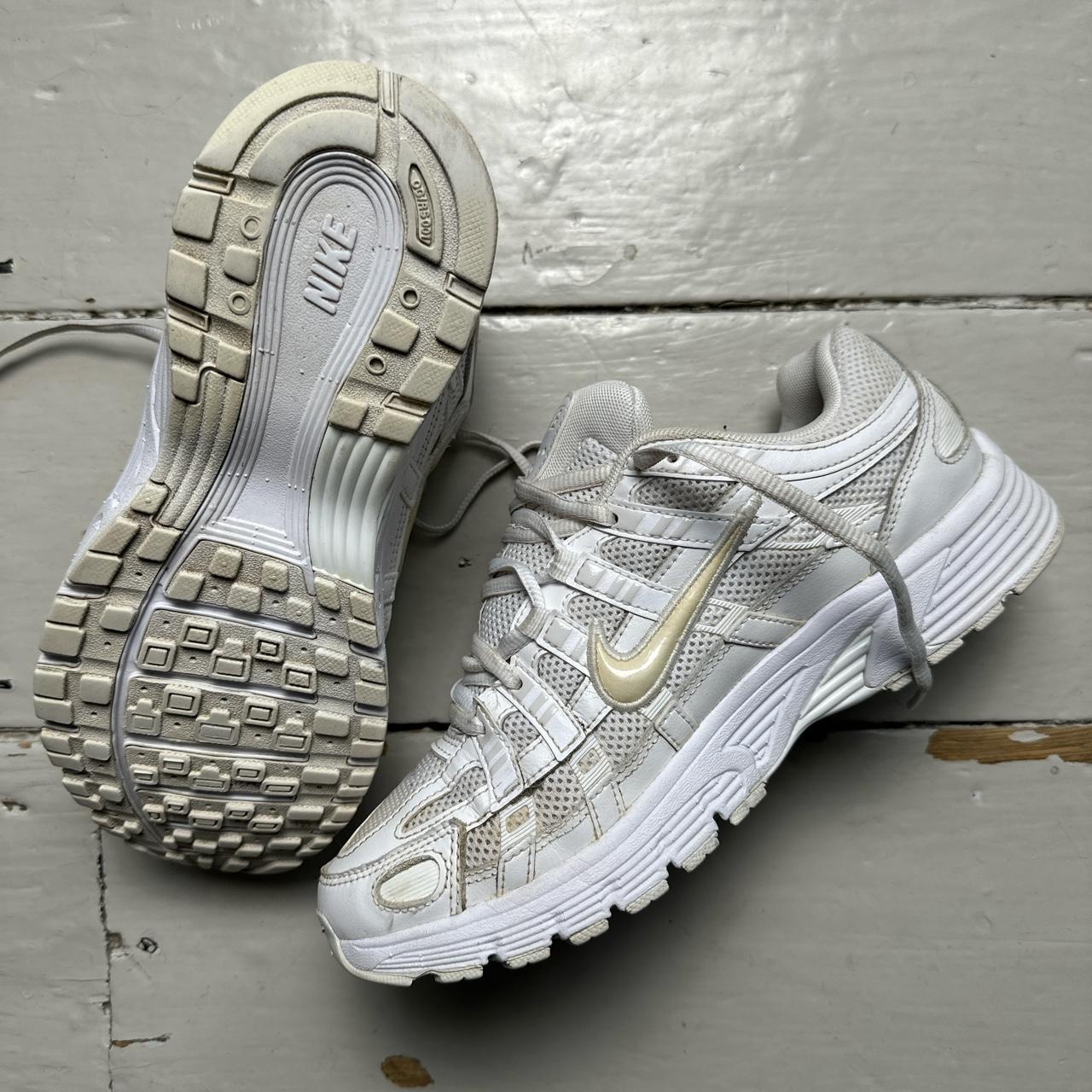 Nike P-6000 White Trainers Womens