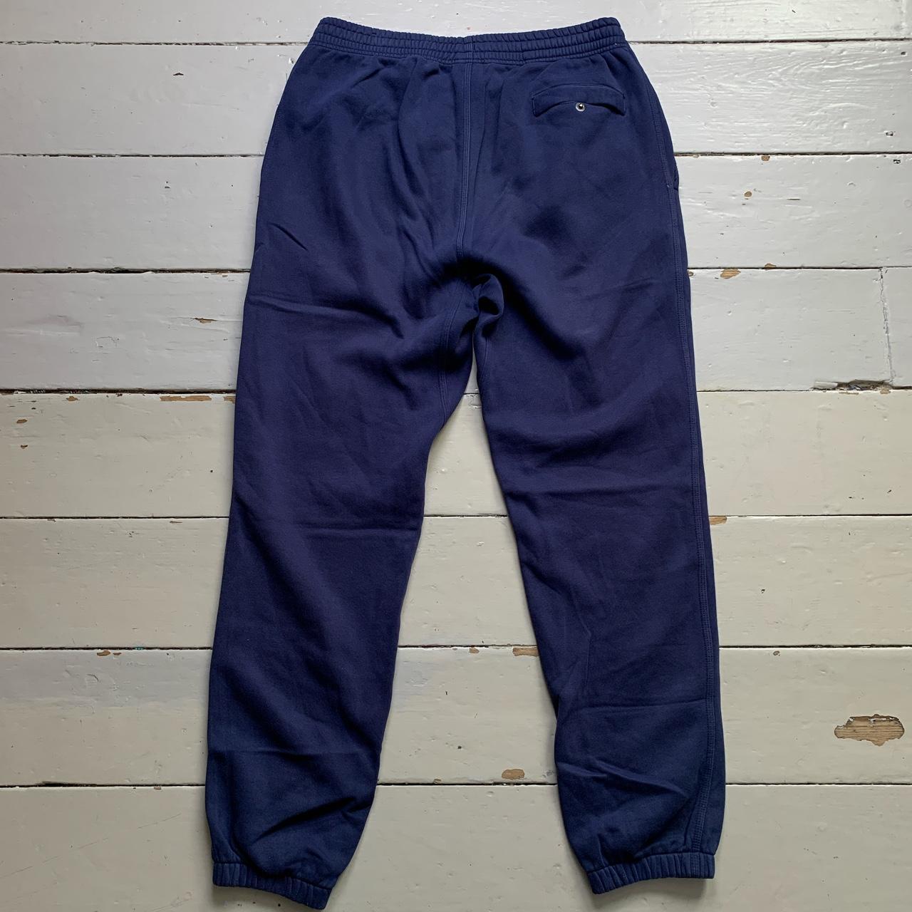 Nike Swoosh Navy and White Baggy Joggers