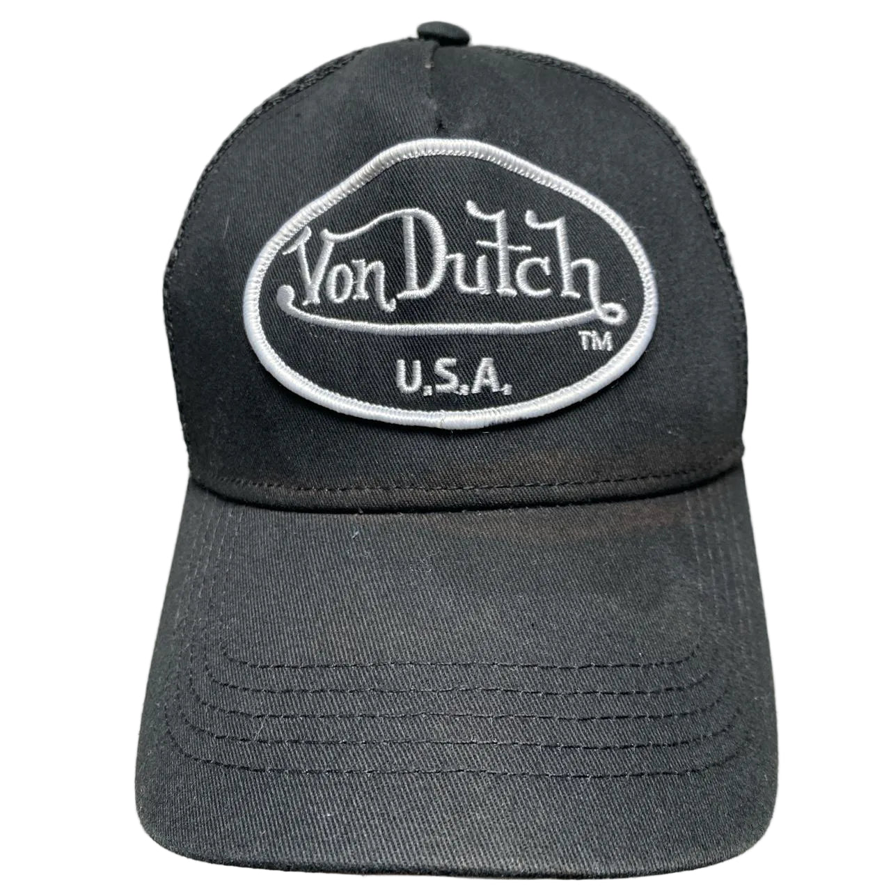 Von Dutch Black and White Cap