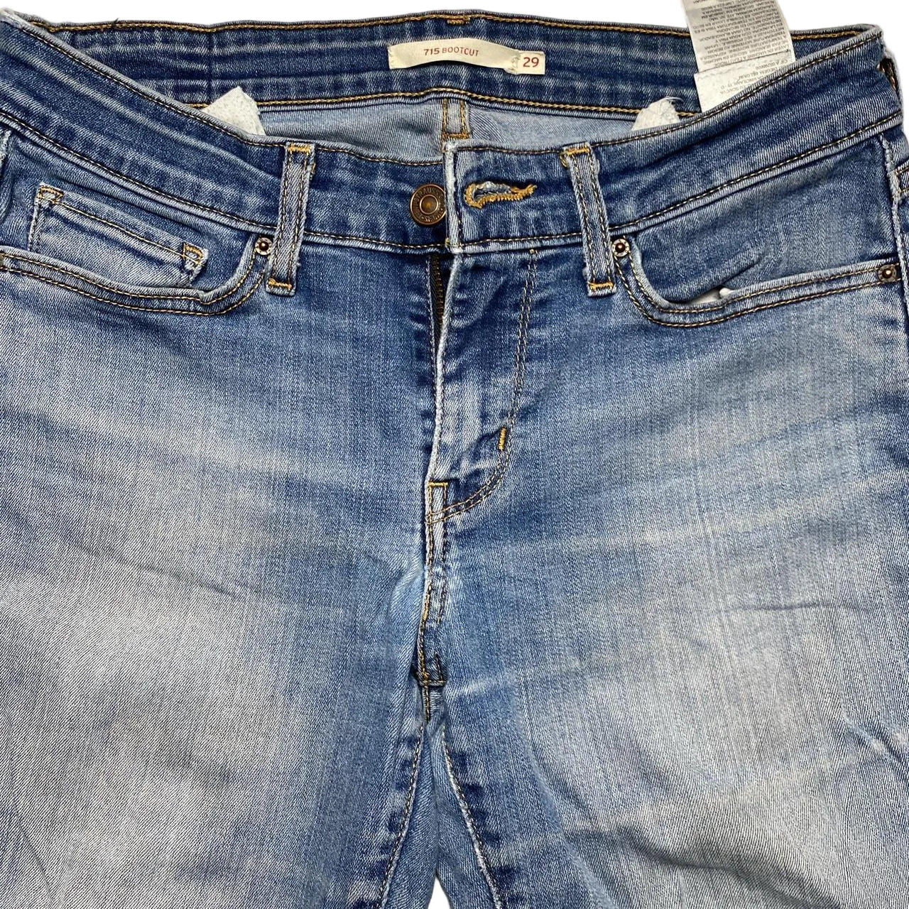 Levis 715 Bootcut Light Blue Womens Jeans (29W)