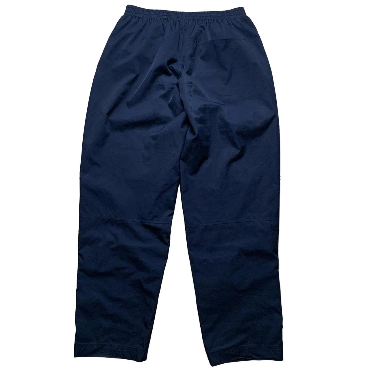 Nike Swoosh Navy and White Shell Trackpant Baggy Bottoms (L)