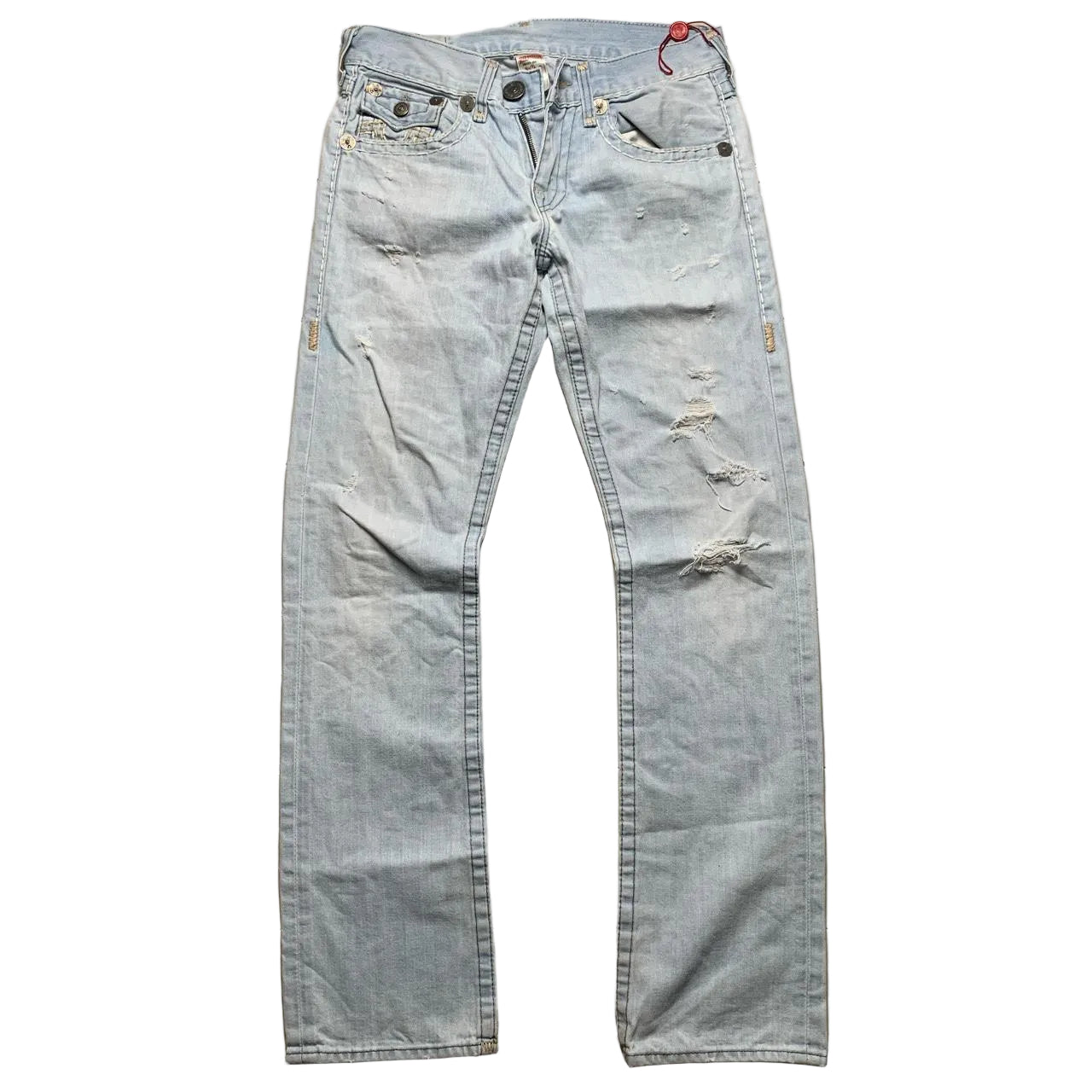 True Religion Ricky Super T Light Blue Jeans (30W)