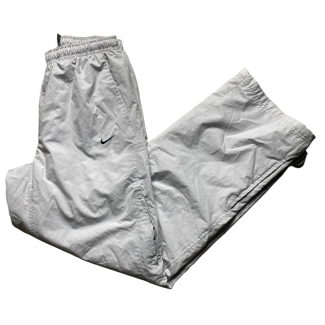 Nike Shell Trackpant Baggy Bottoms Navy Swoosh (M)