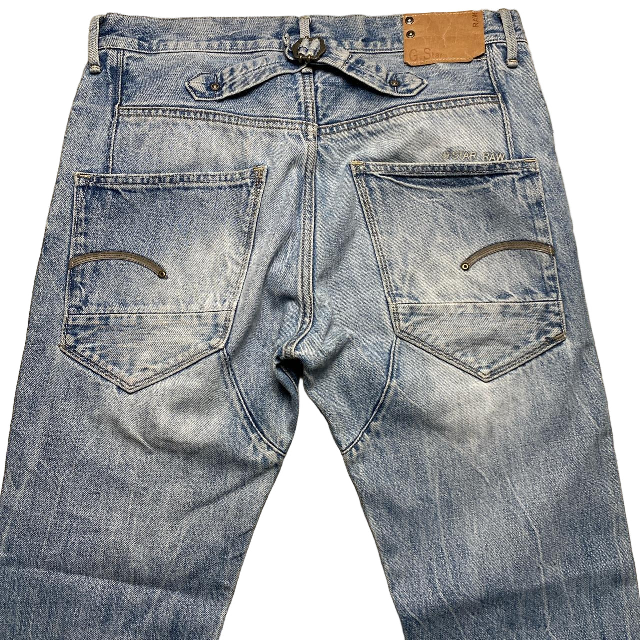 G Star Light Blue Straight Jeans (31W)
