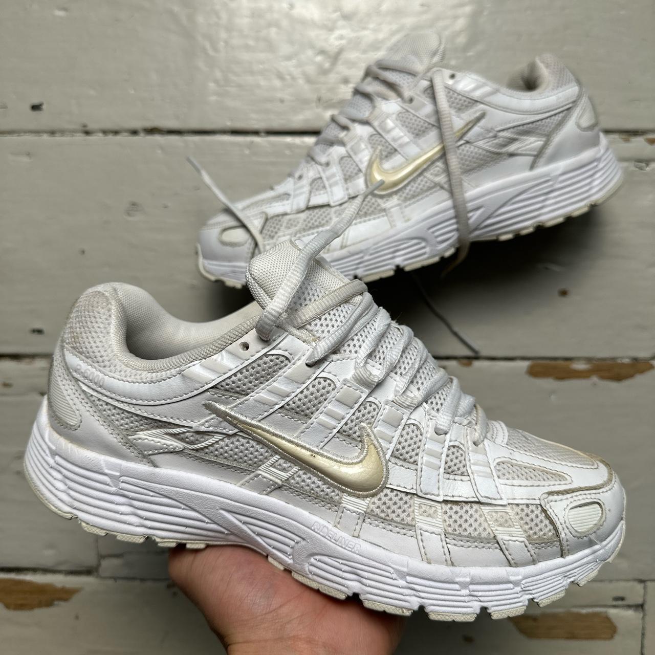 Nike P-6000 White Trainers Womens