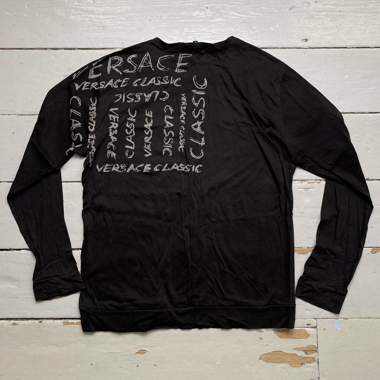 Versace Classic Long Sleeve T Shirt Brown