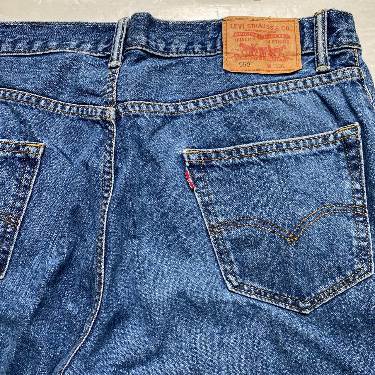 Levis 550 Baggy Blue Jean Short Jorts