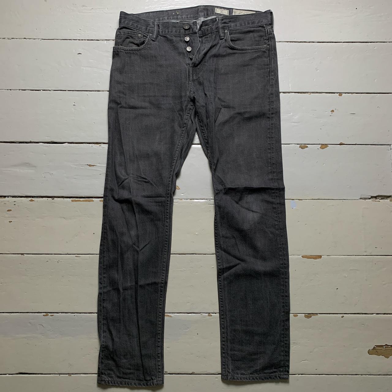 All Saints Grey Iggy Slim Fit Jeans