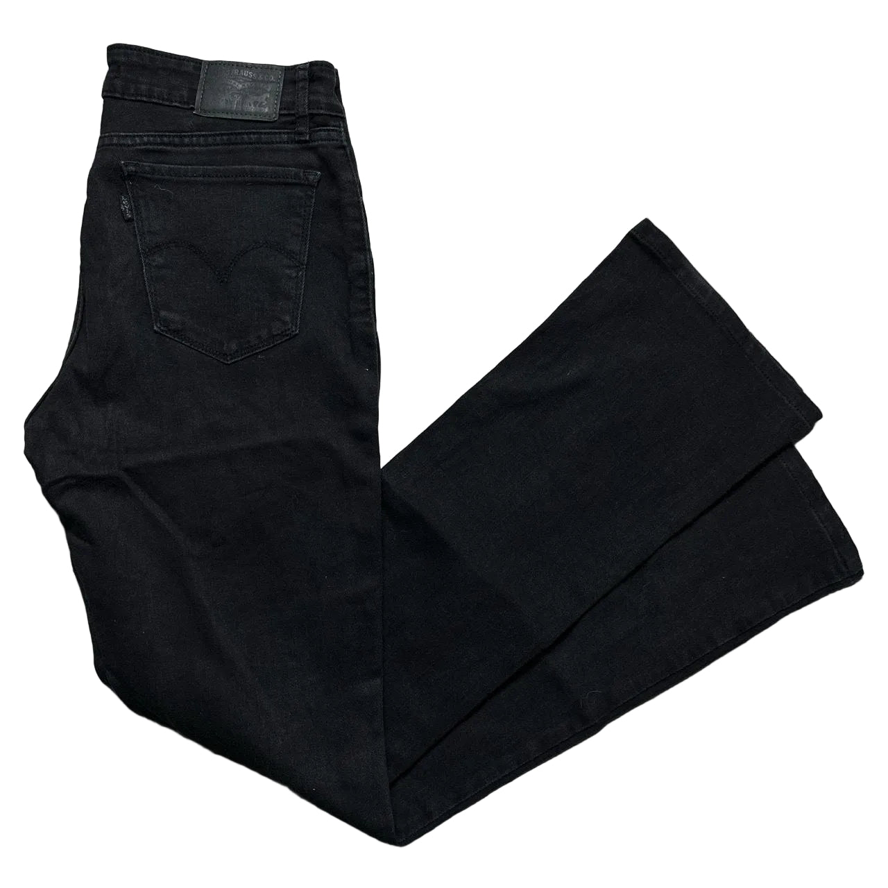 Levis 715 Bootcut Black Womens Jeans (29W)