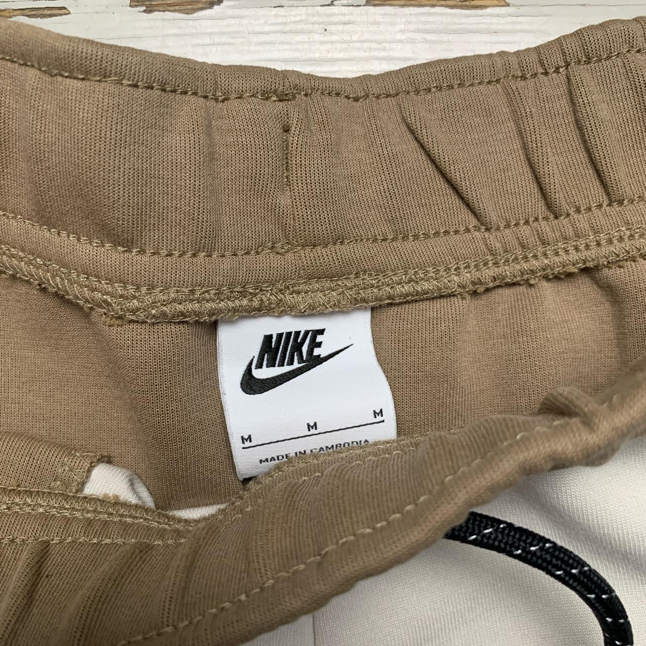 Nike Tech Fleece New Season Brown and White Joggers