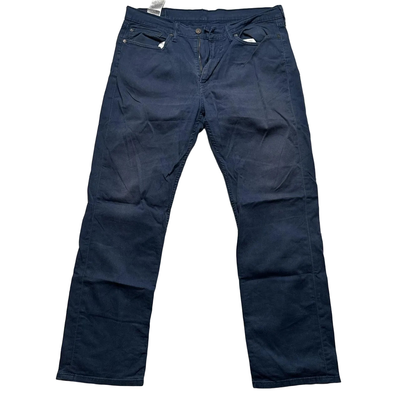 Levis 514 Navy Trouser Jeans (36W)