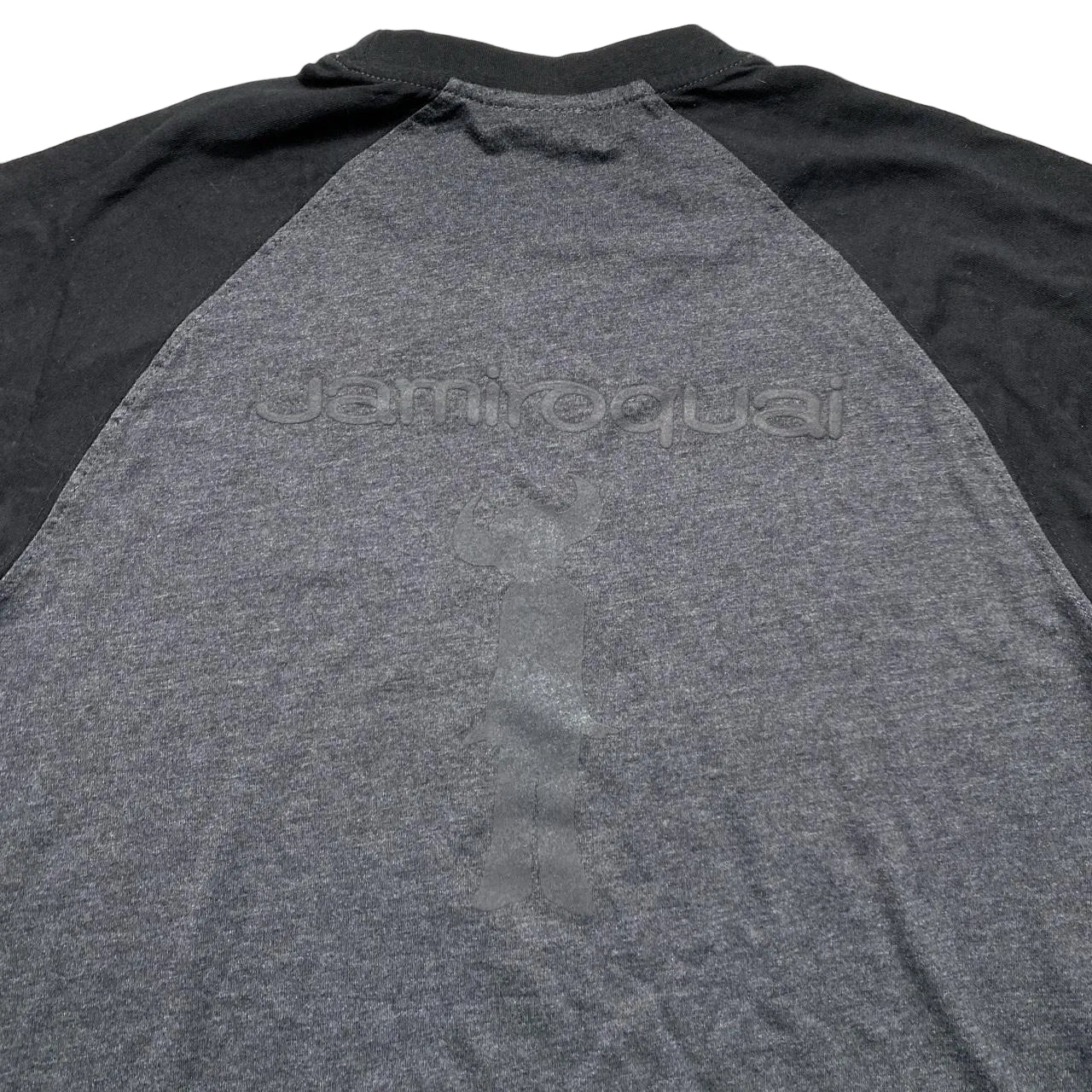 Jamiroquai Automation Black Grey and Red 3/4 Sleeve T Shirt (L)