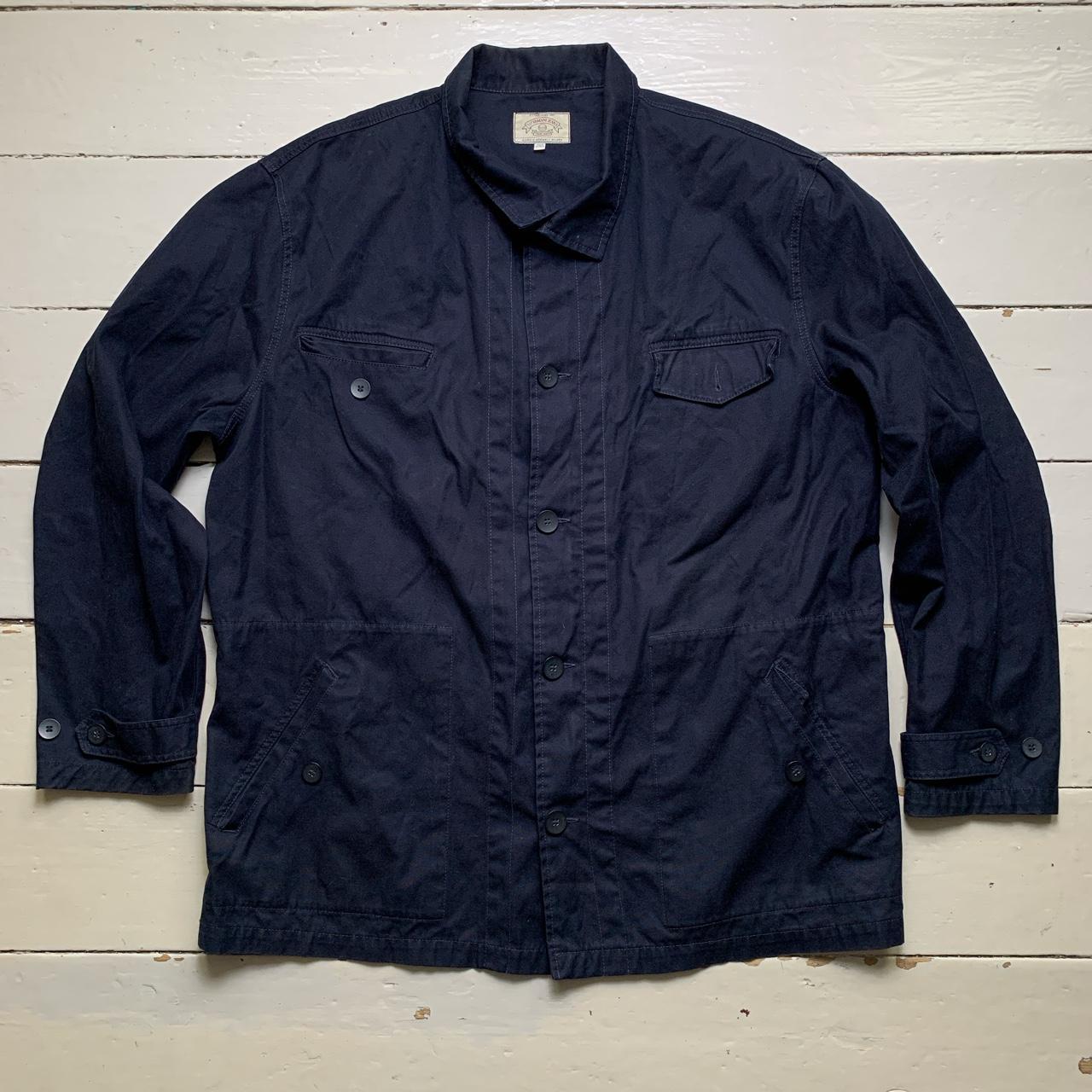 Armani Vintage Navy Long Coat