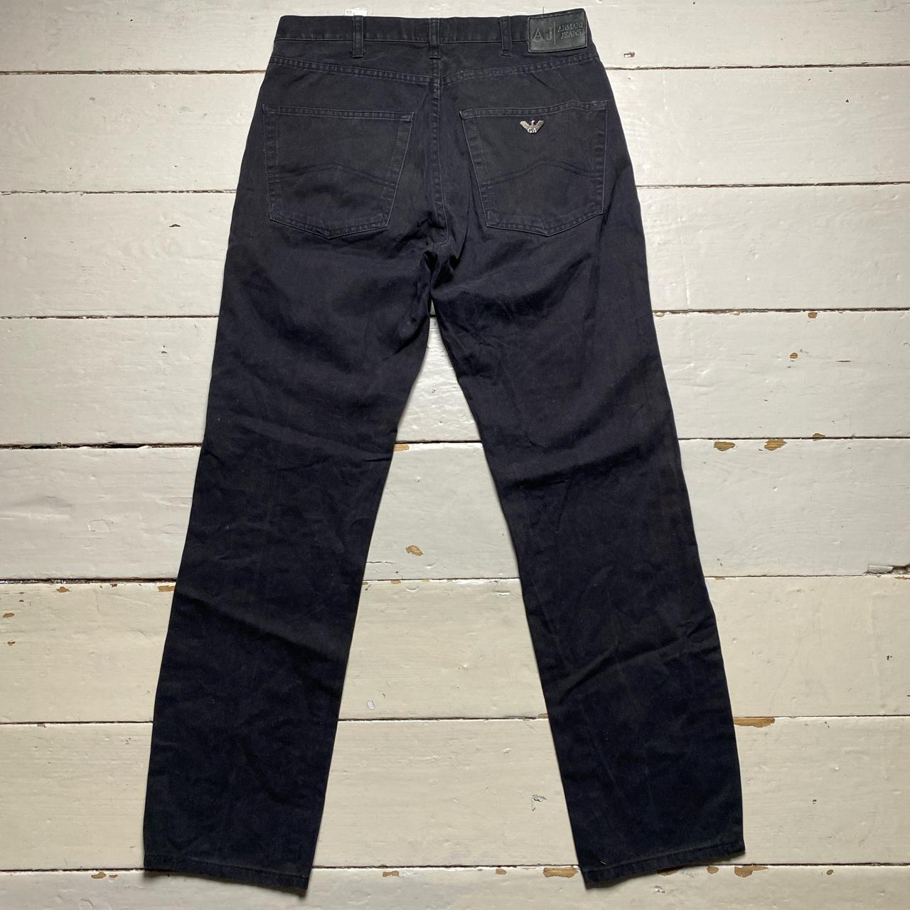 Armani Jeans Black Straight Fit