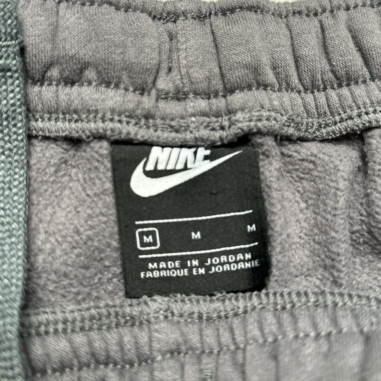 Nike Grey Black and White Swoosh Jogger Bottoms (M)