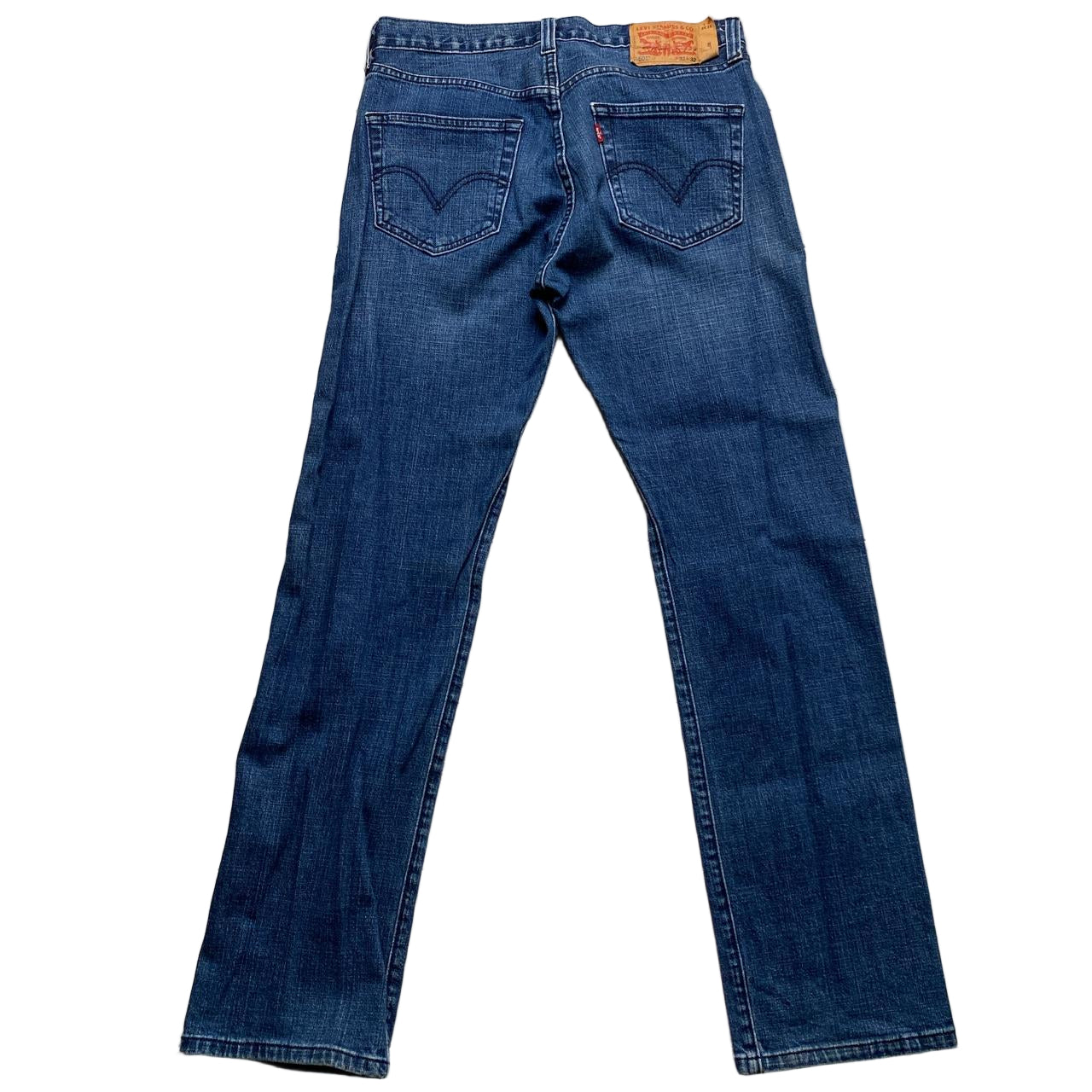 Levis 501 Navy Blue Jeans (32W)