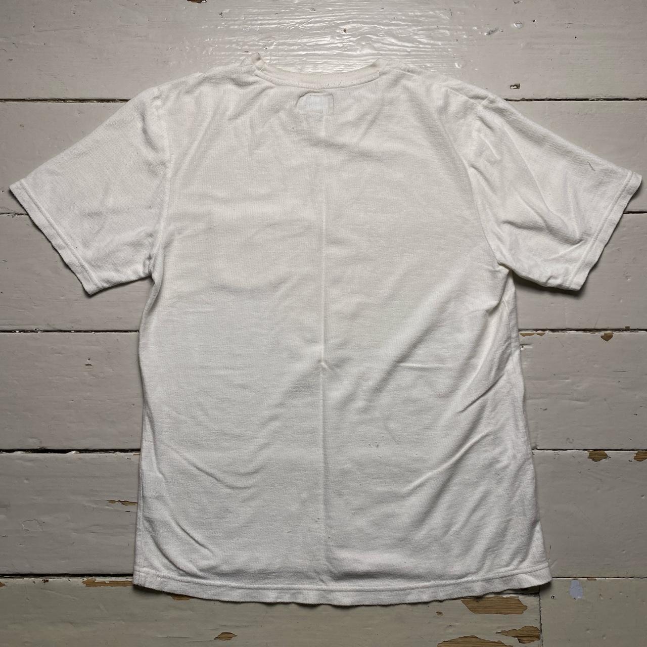 Stussy White and Black Pocket T Shirt