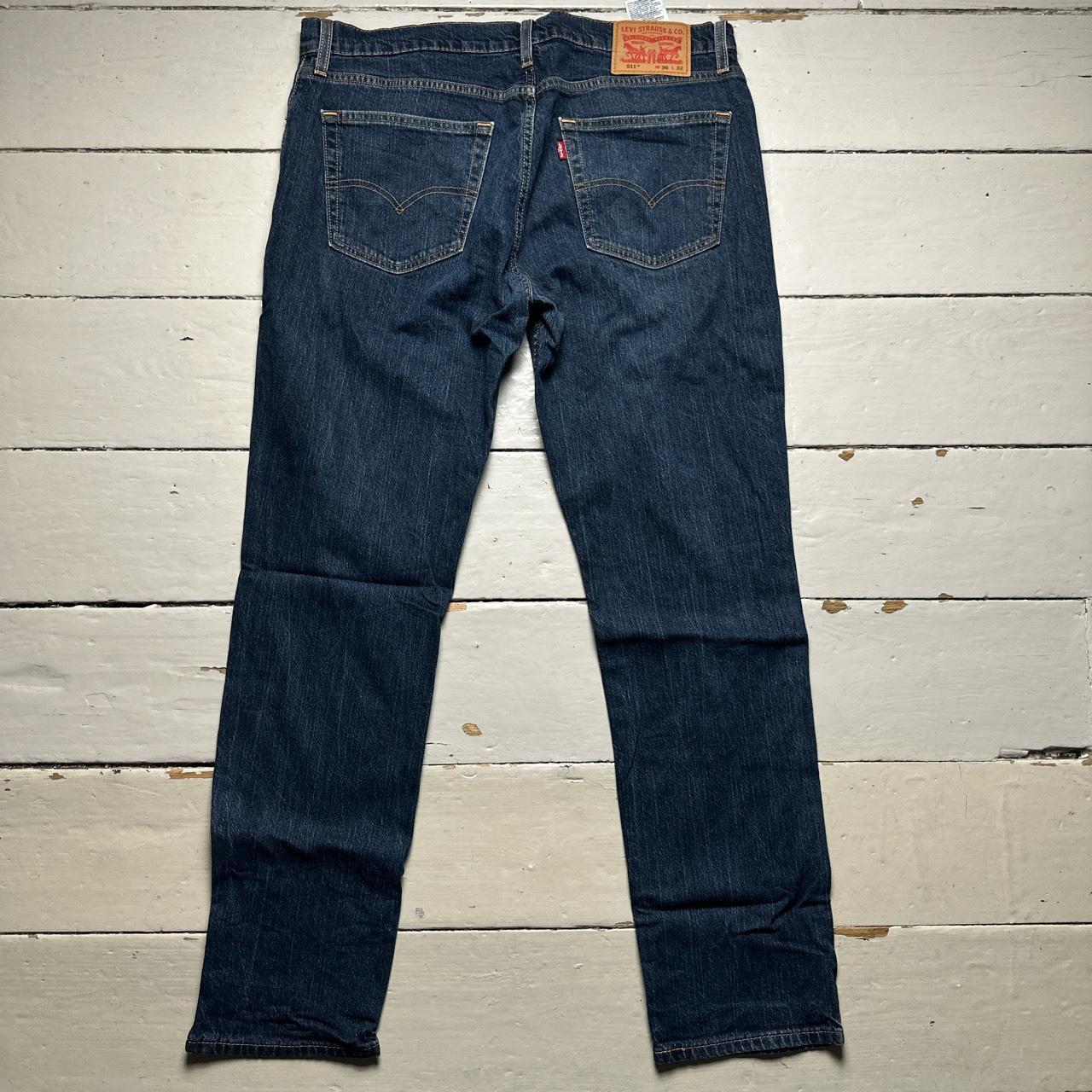 Levis 511 Navy Slim Jeans