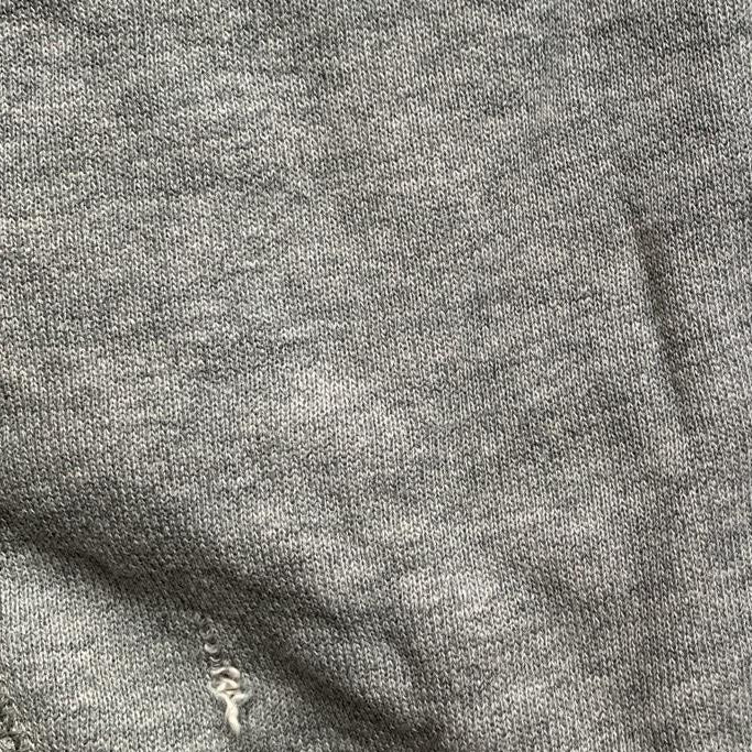 Nike Grey and White Swoosh Hoodie Zip Arm Pocket (XL)