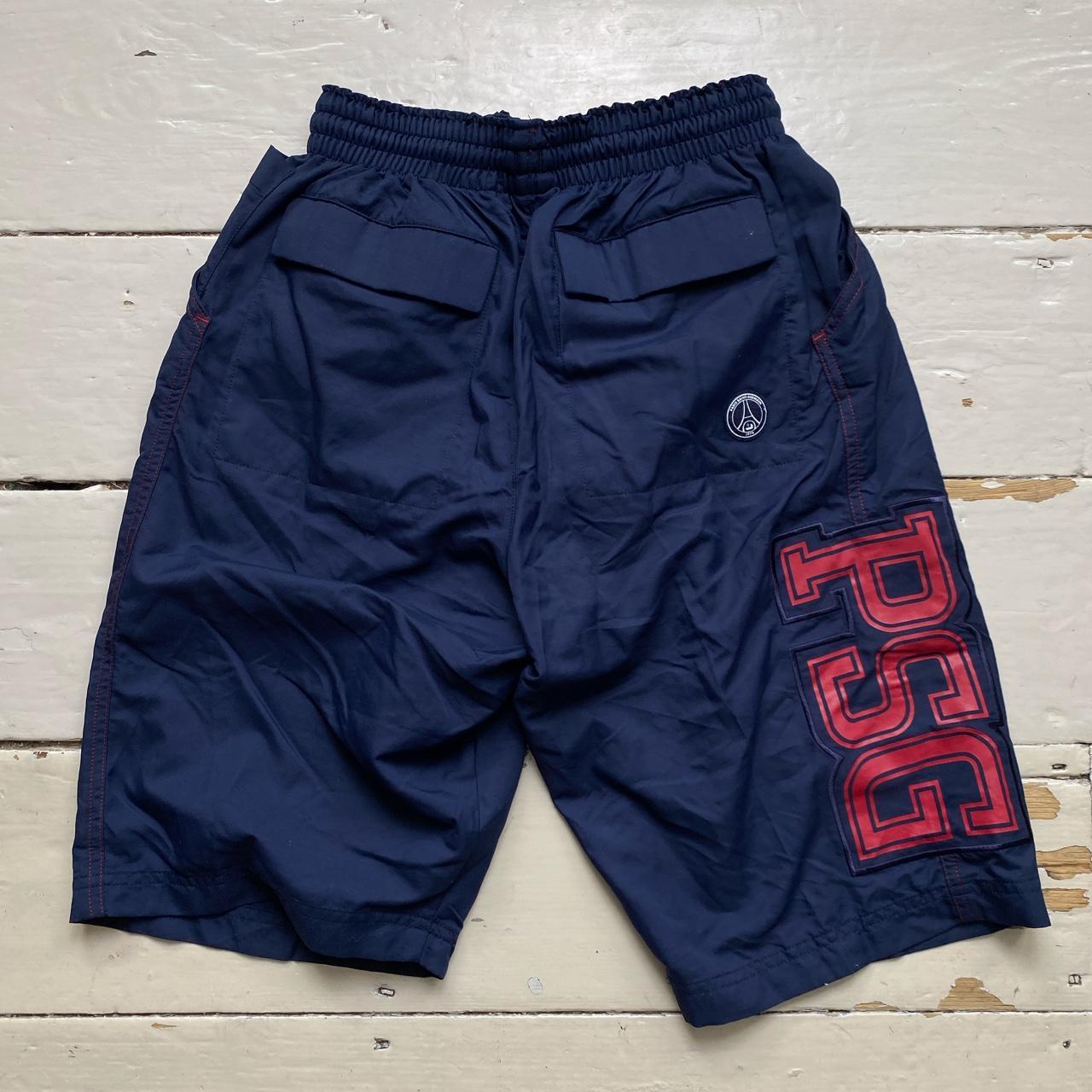 Nike PSG Vintage Shell Track Pant Shorts Navy and Red
