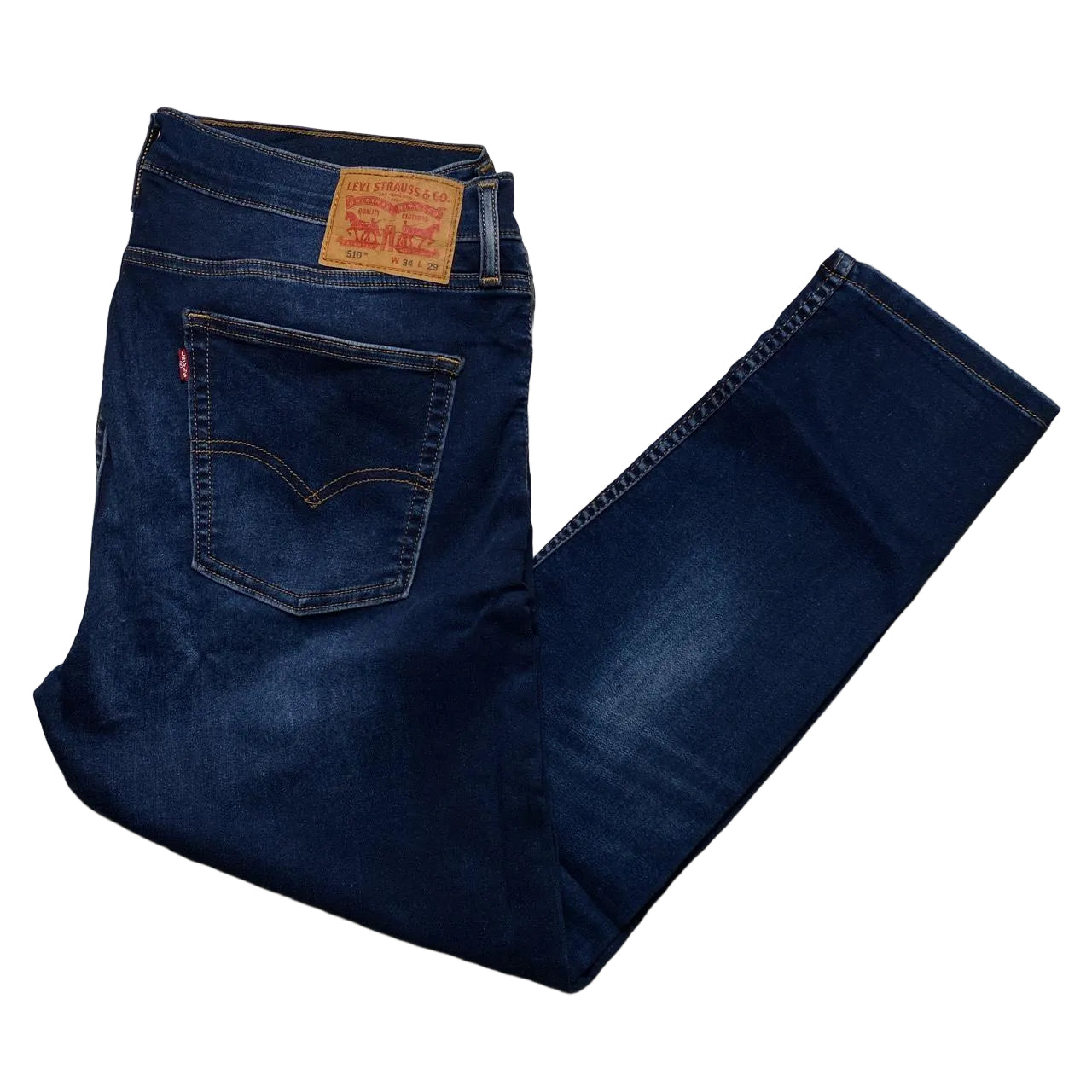 Levis 510 Navy Slim Jeans (34W)